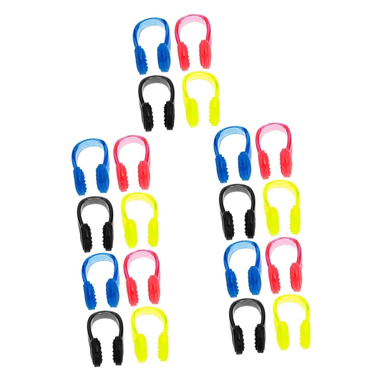 Sosoport Clip per Naso in Silicone Nuotatore Nuoto Bloccante Comfort Schiuma Adulti Tappi Nasali Portatili Tappo per Naso da Piscina Accessorio per Nuotatori Gel di Silice