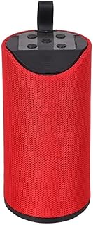 keendex KX 3138 Portable Wireless Music Speaker with Shoulder Strap - Red, Bluetooth