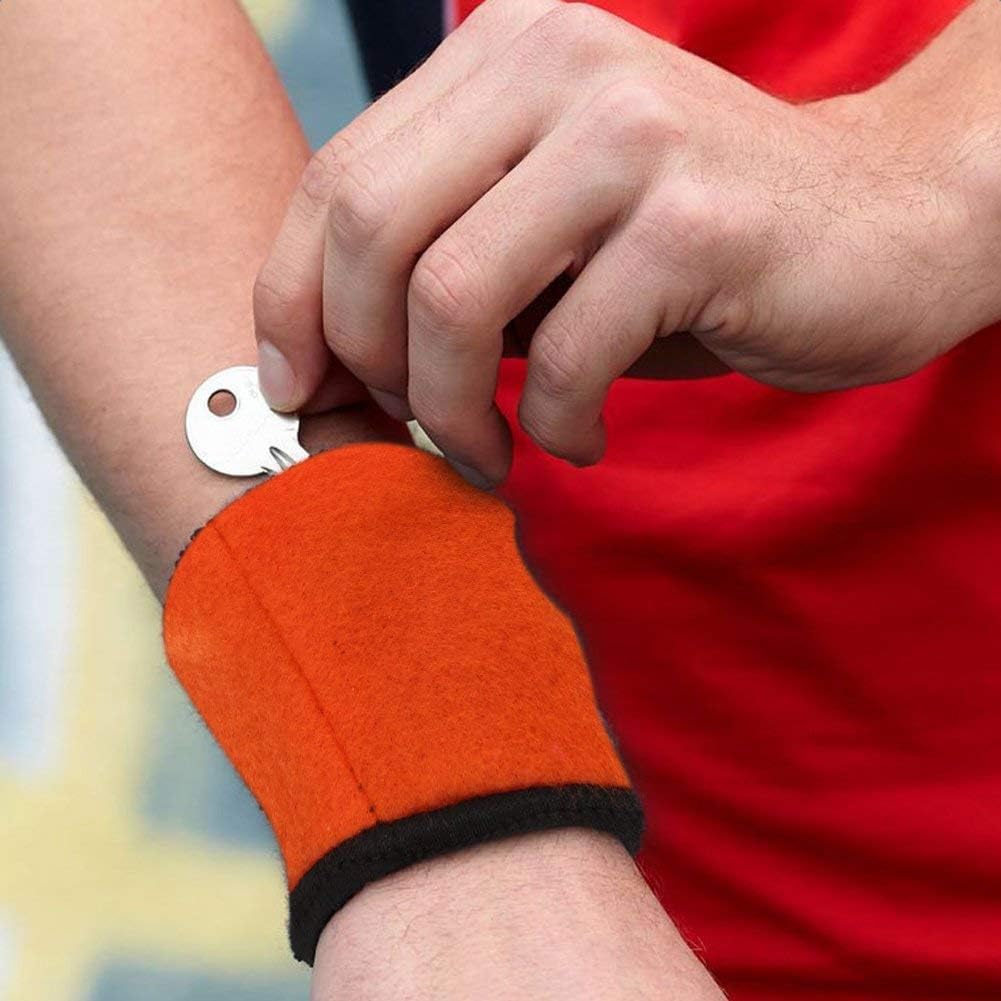 Bnineteenteam Sports Wrist Wallet,Zipper Wristband Pocket for Running, Walking, Tennis, Hiking