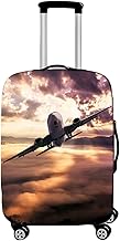 DOTBUY 3D Airplane Travel Suitcase Protective Cover Protective Cover Dustproof Washable Cover, c, modern