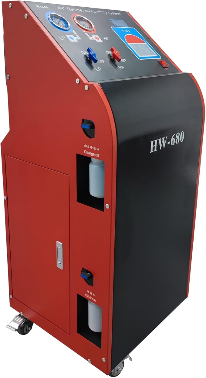 Máquina Recuperadora de Refrigerante INTSUPERMAI 110V R134A/R12 miniatura 7