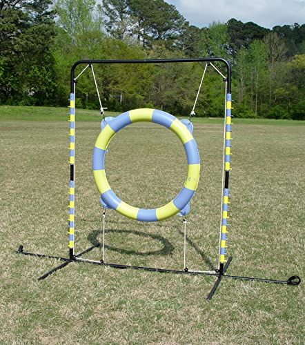 Agility Tire Jump - Double Walled Inflatale Tires with a Metal Frame Setup for Competition and...