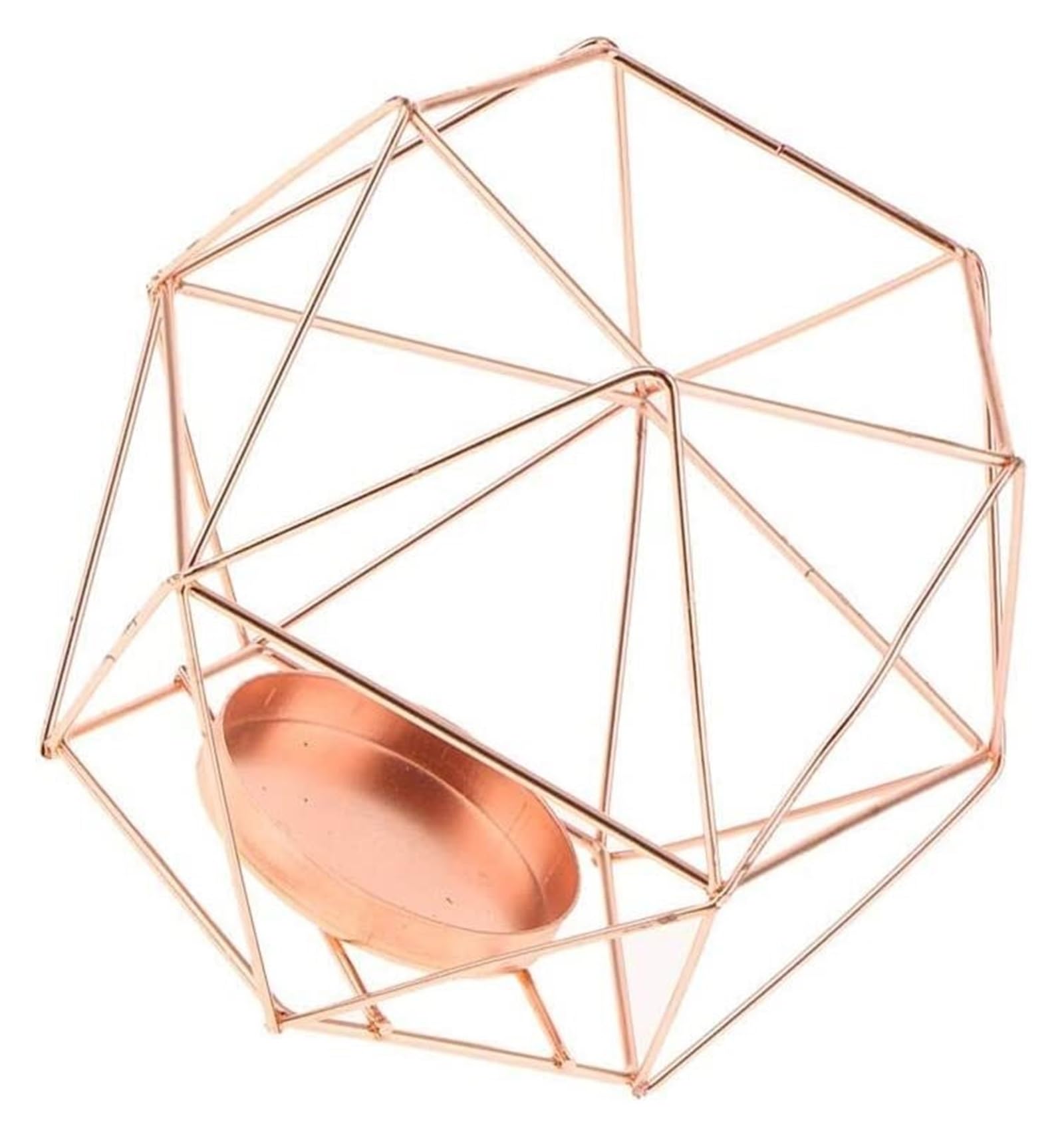 Amazon｜燭台 7 個 3D 幾何学的な六角フレームティーライトキャンドル