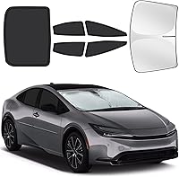 Vista 12 de Parasoles para ventanas de auto para bebé, 4 unidades de 20 x 12 pulgadas, adherencia estática, cubiertas para ventanas laterales, frontales