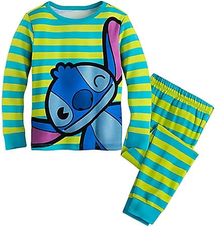 Amazon Co Jp ディズニー スティッチ 長袖 パジャマ 140cm 女の子 ガール 子供 キッズ 服 ファッション小物