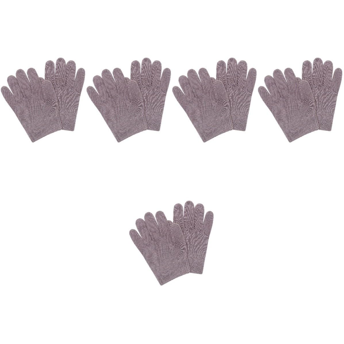 5 Paare Feuchtigkeitsspendende Handschuhe für Hautpflege mit Gel,