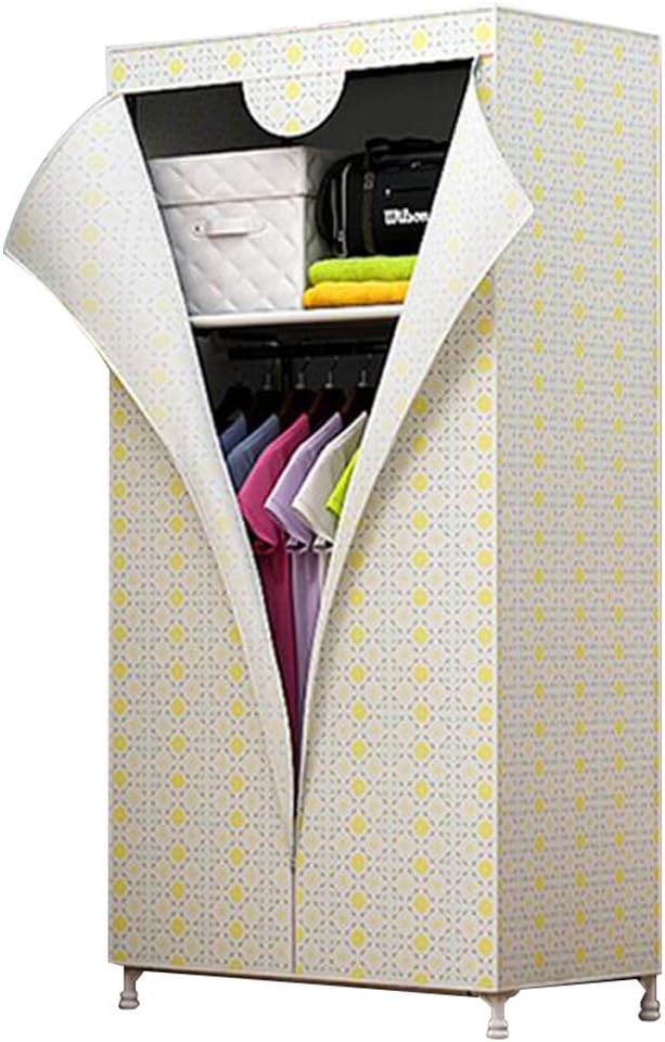Cloth Wardrobe Clothes Closet, Portable Closet Wardrobe Storage Closet Standing Closet Fabric Cabinet Portable Wardrobe Organizer Storage,F_70x45x150cm