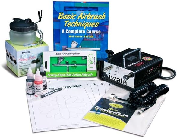 Beginner Airbrush Neo Cn Gravity Set,Silver