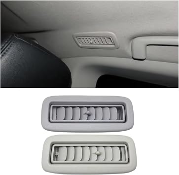 AC Front Grille For Mitsubishi For Pajero V93 V97 For Montero V95 V98 V87 Car Roof Side Air Conditioning Vent A/C Panel Grille Cover Air AC Vent Outlet(Beige)