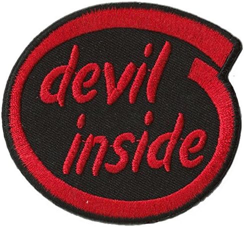 Patch iron-on badge Devil Inside