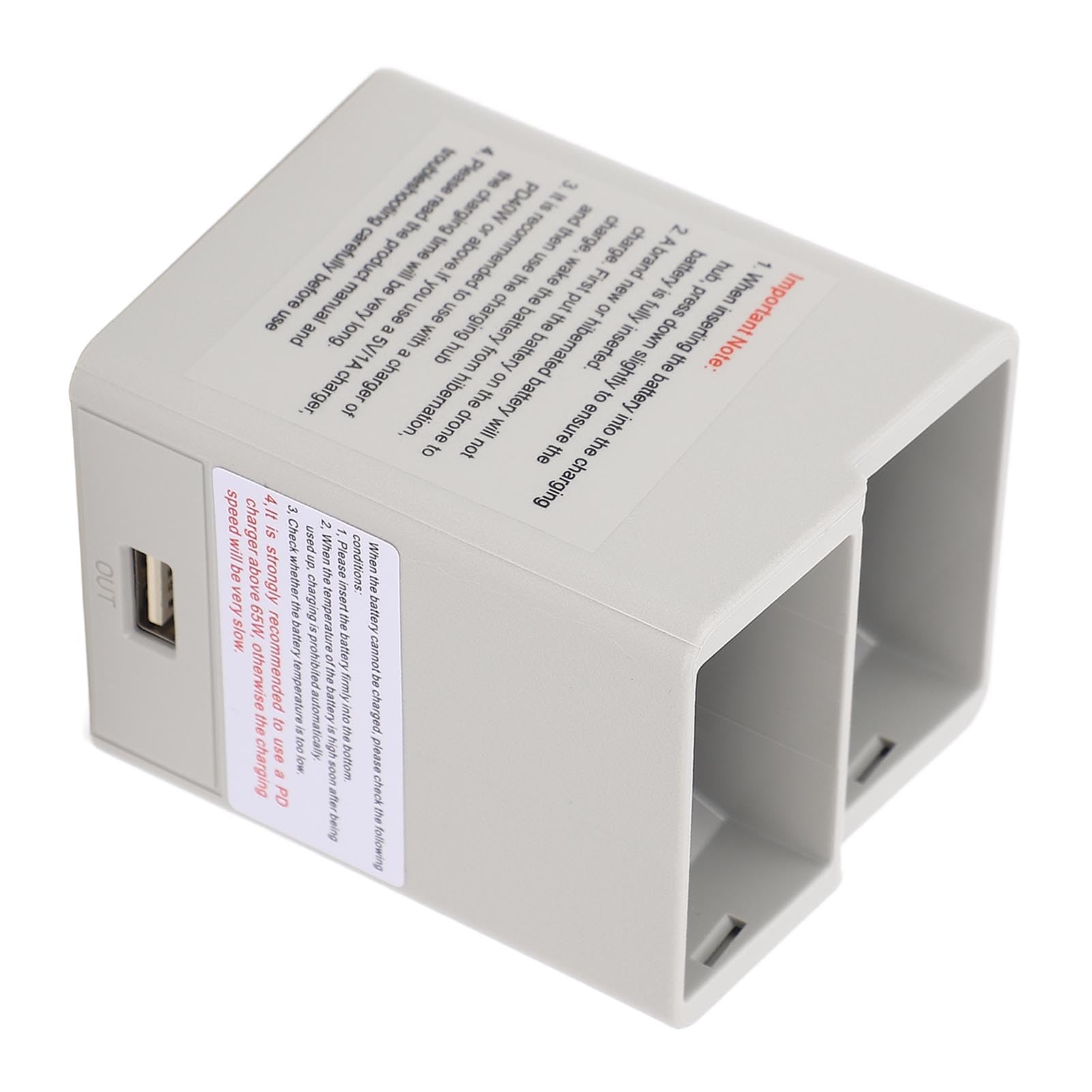 Drone Battery Charging Hub for Mini 3 Pro | Hub di ricarica rapida, caricatore USB, supporto per doppia batteria, indicatore del livello della batteria, design portatile