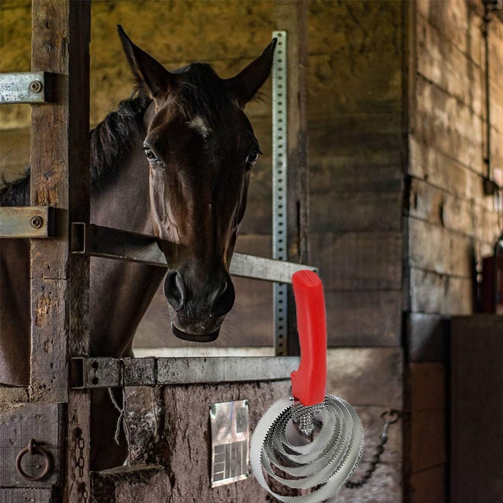 Kathson Stainless Steel Curry Comb - Horse Grooming -6