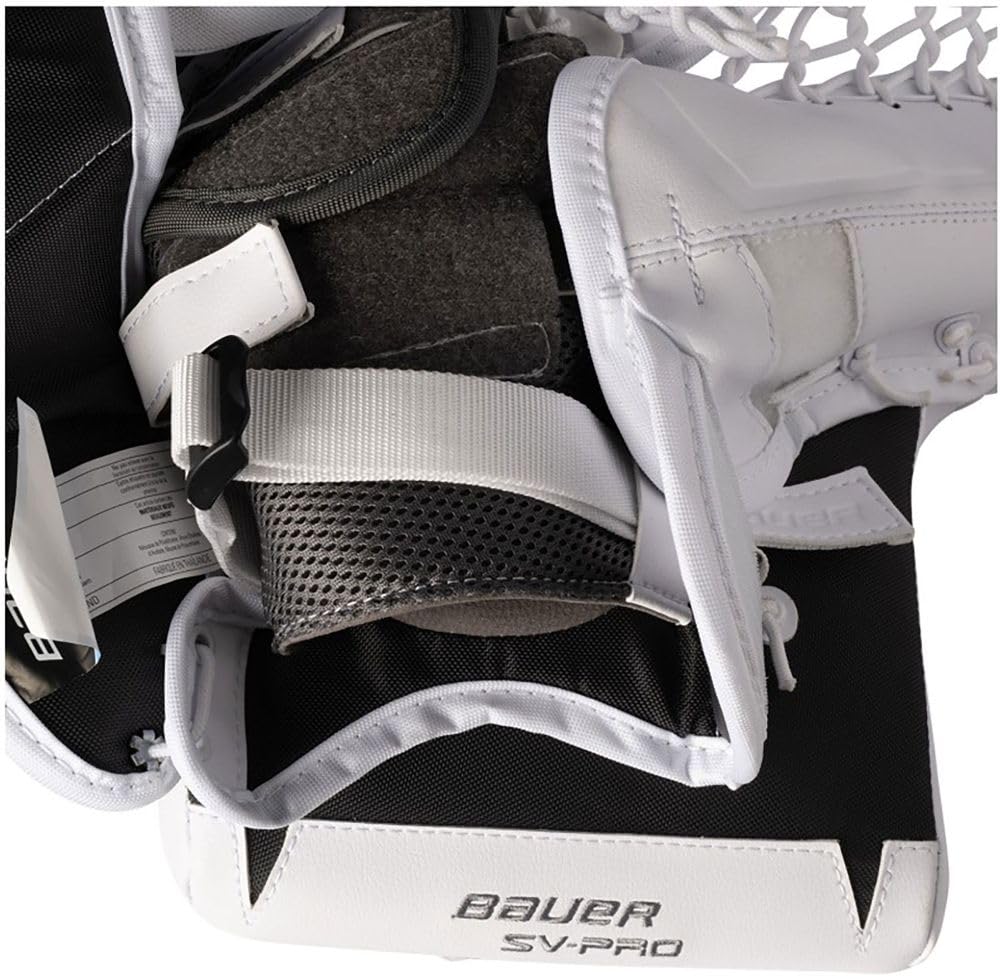 Bauer SV-Pro - Paletta da portiere per hockey su ghiaccio, colore: Bianco