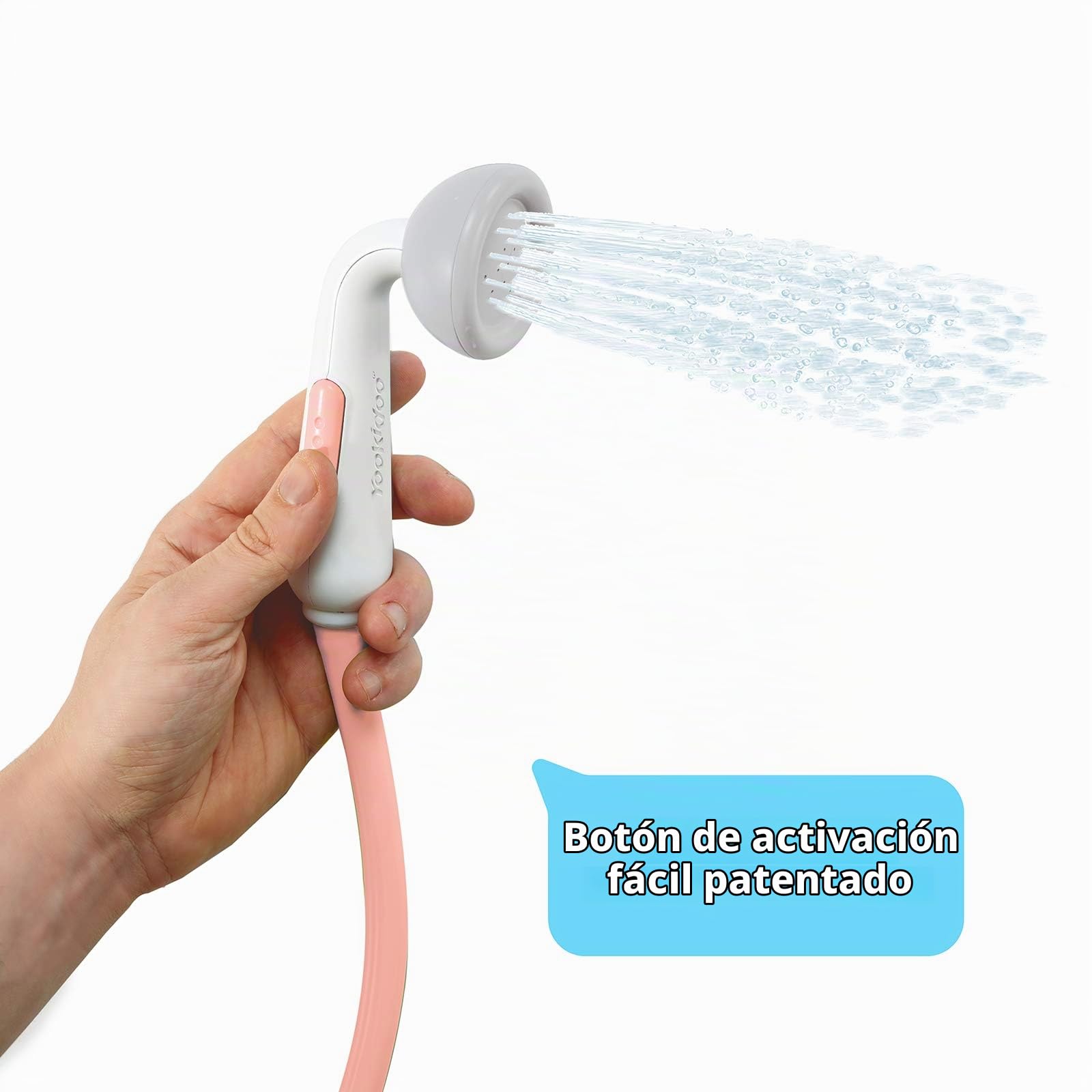 Yookidoo Ducha bañera Elefante Rosa