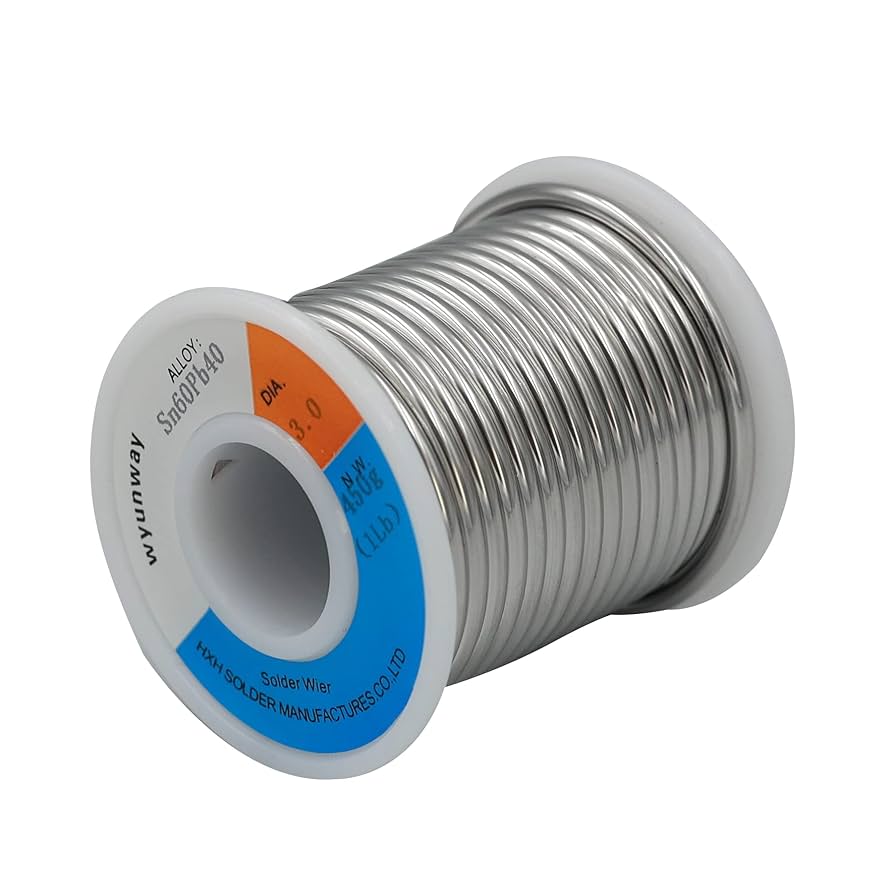 wyunway 60/40 solder for stained glass solder wire (450g(1LB wyunway 60/40 solder for stained glass solder wire (450g(1LB