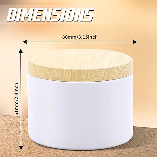 Miniatura 154 de Latas para velas de 16 onzas, paquete de 12 frascos de metal de alta calidad de 16 onzas con tapas para hacer velas, contenedores de velas vacíos a