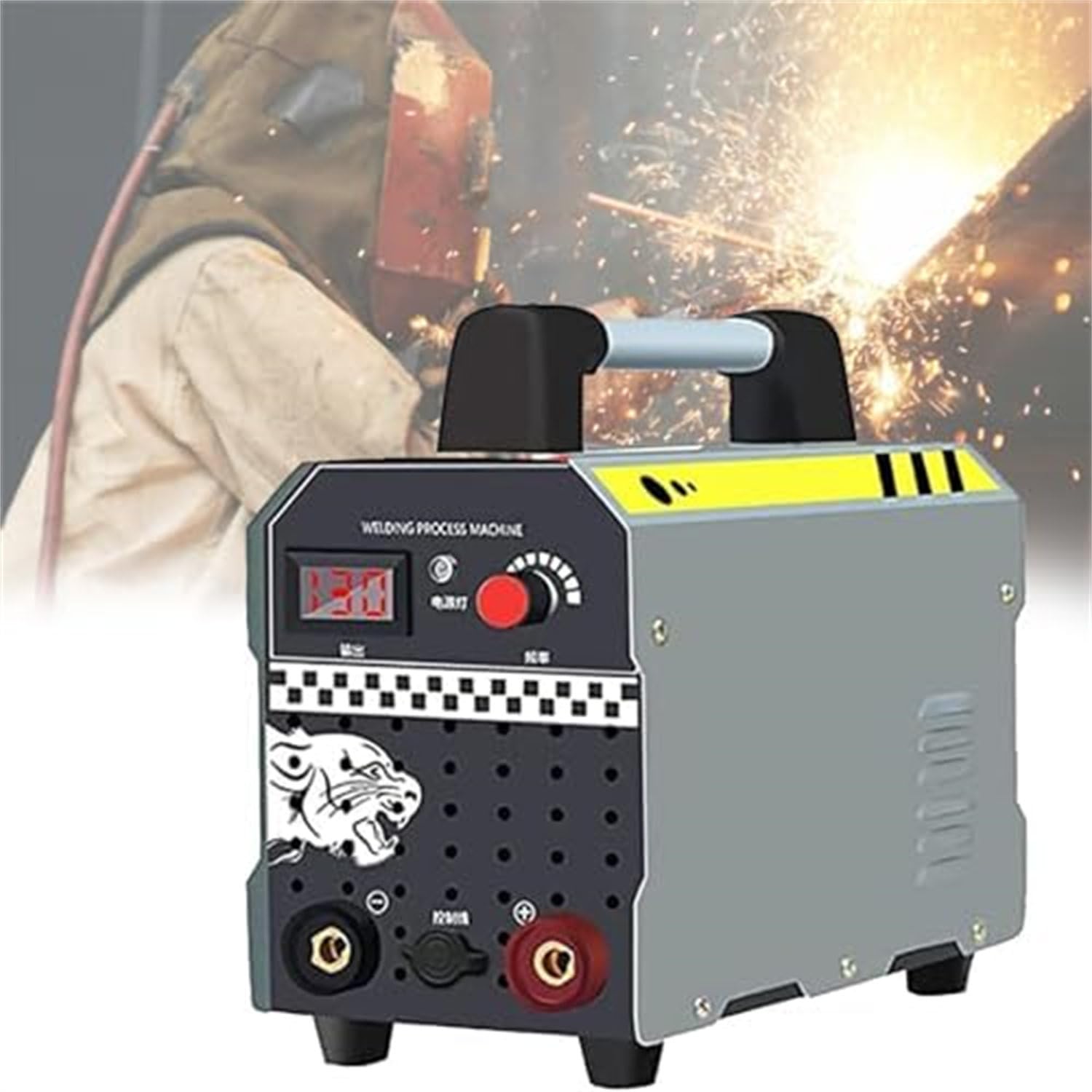 Processore Cordoni Saldatura, Macchina Pulizia Saldature A Spazzola in Acciaio Inox 1000 W, Pulitore Punti Saldatura Metalli, Saldatura Ad Arco, Lucidatrice Elettrolitica 0 A 34 Hz