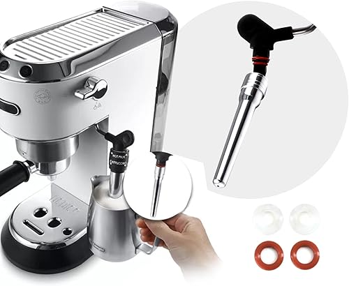 Miniatura 2 de Varita de vapor para máquina de café Delonghi EC680EC685EC310330EC9335, repuesto de boquilla de vapor de acero inoxidable