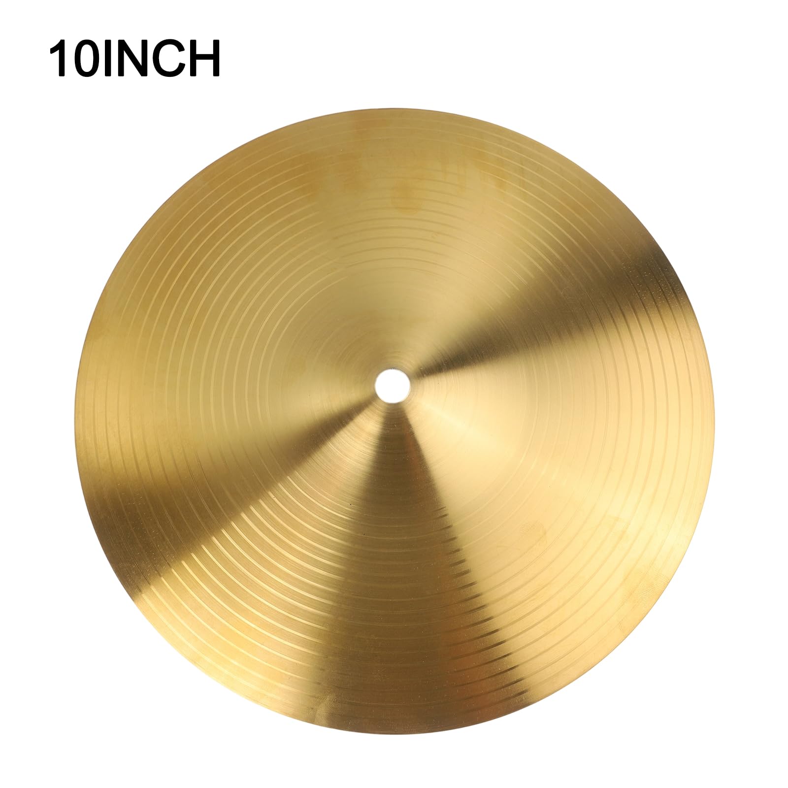 Schlagzeug-Becken-Set, Schlagzeug, Splash, Crash, HiHat, Jazz-Trommel, Becken für Schlagzeug-Set für Blechblasinstrumente (25,4 cm)