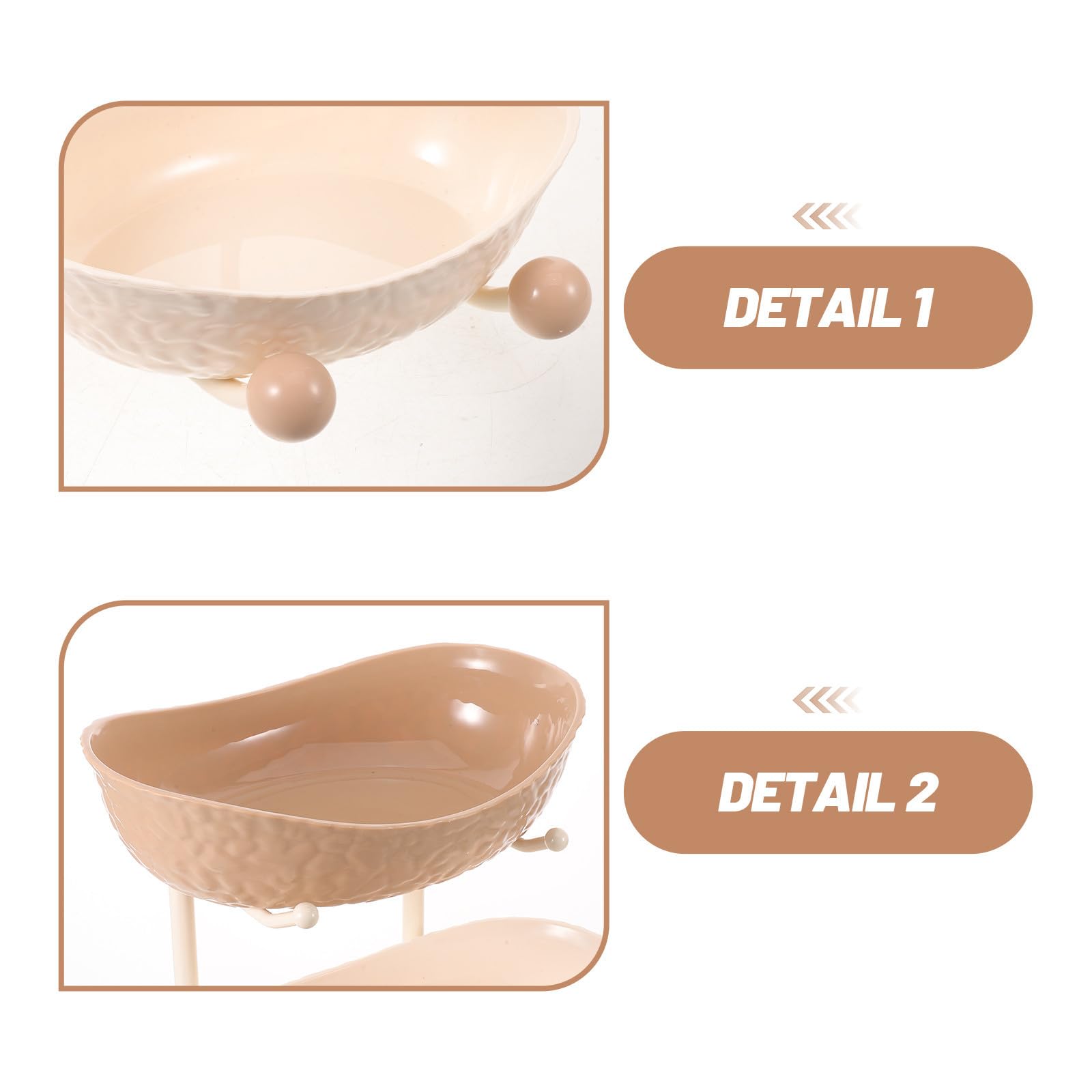 ULTECHNOVO Varios Niveles de Niveles con Soporte Metálico