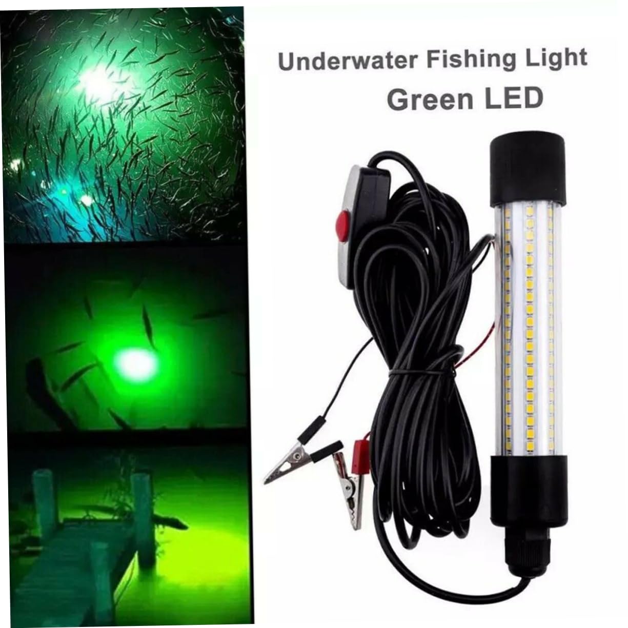 Toyvian 1pc Fishing Lamp for Night Fishing for Rivers and Lakes Underwater Visibility