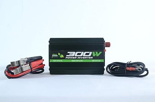 Miniatura 4 de Nature Power Kit solar completo de 110 vatios con inversor de potencia de 300 vatios, controlador de carga de 11 amperios y cargador de batería