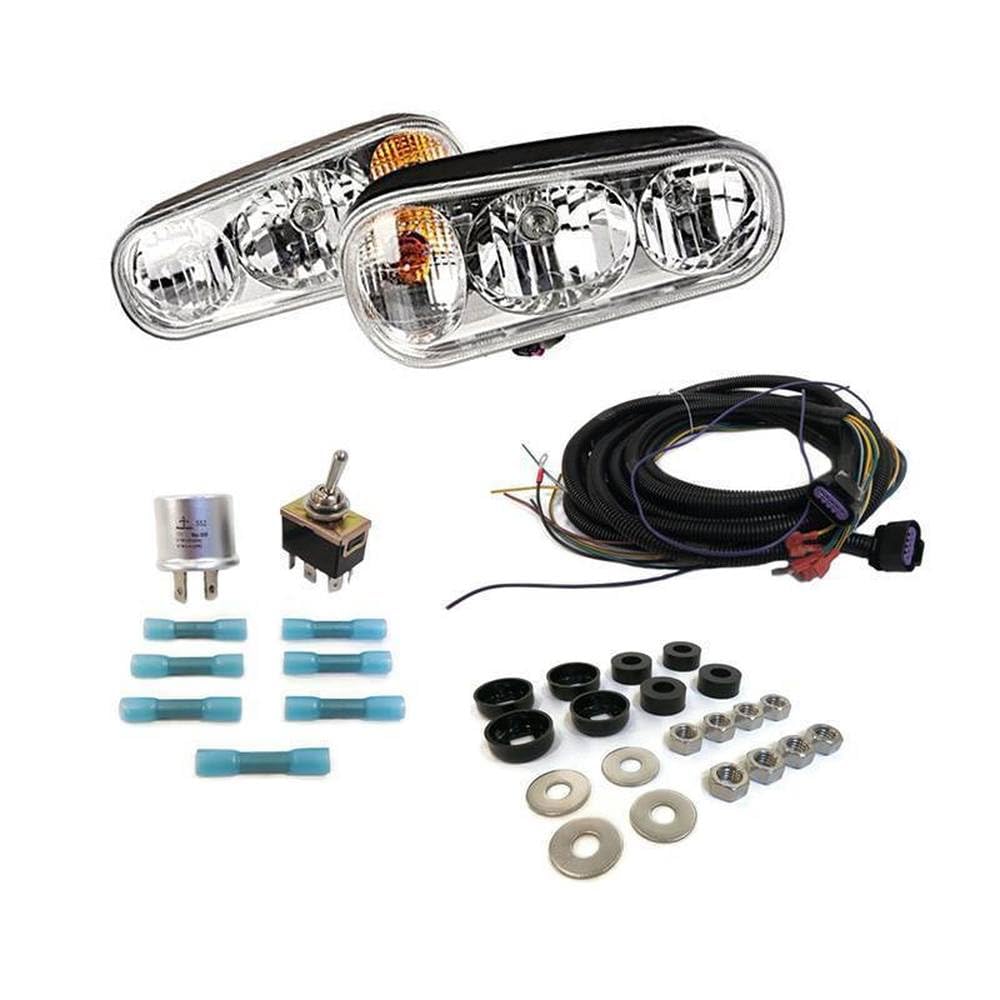 Universal Halogen HEADLAMP Light KIT 1311100 1311100-A Compatible with Meyer Compatible with Fisher Compatible with Western