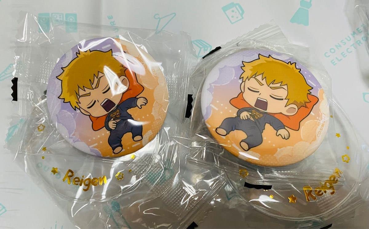 霊幻新隆 缶バッジ すやりん