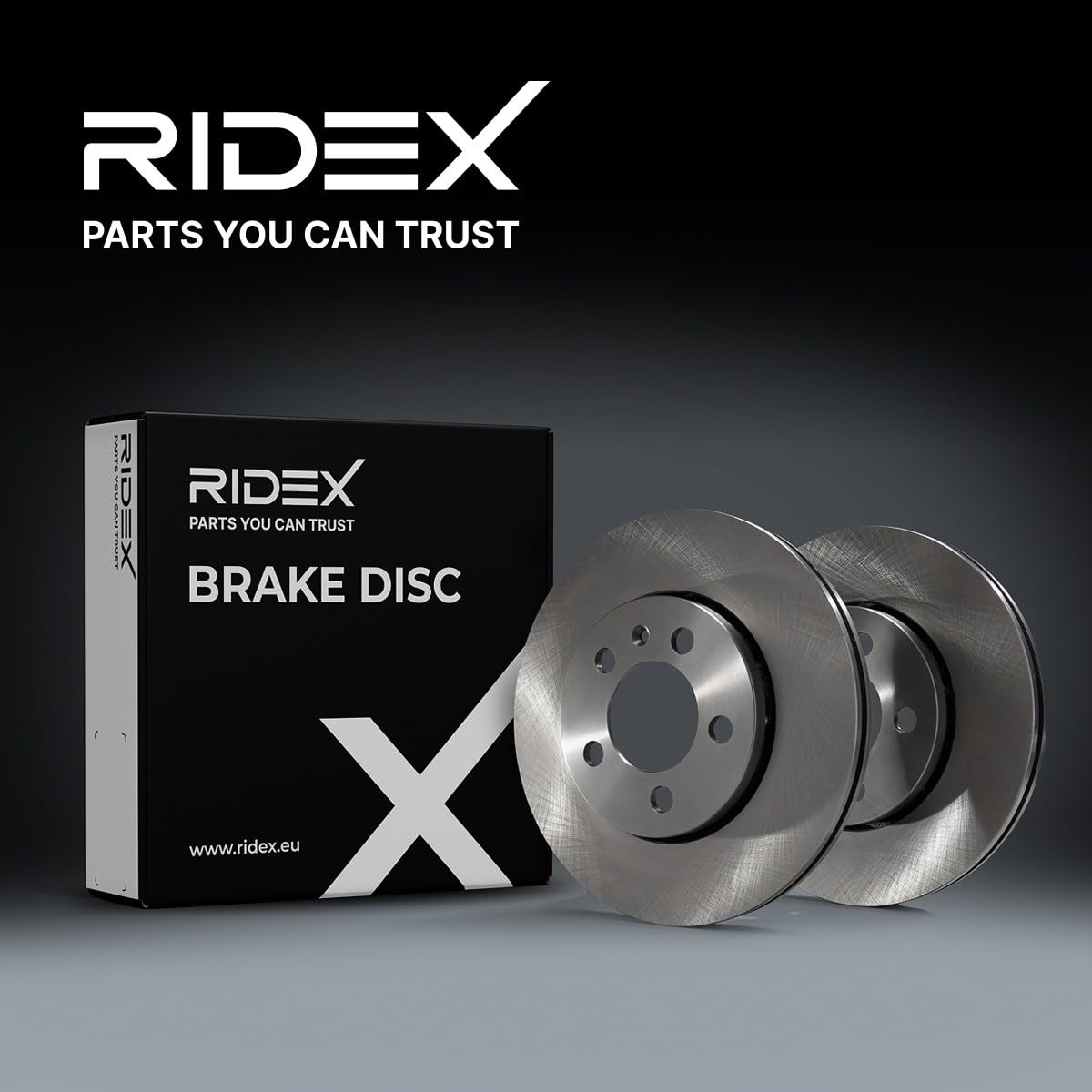 RIDEX 82B0700 2x Disco freno Posteriore con cuscinetto ruota Compatibilità con PEUGEOT 3008 0U