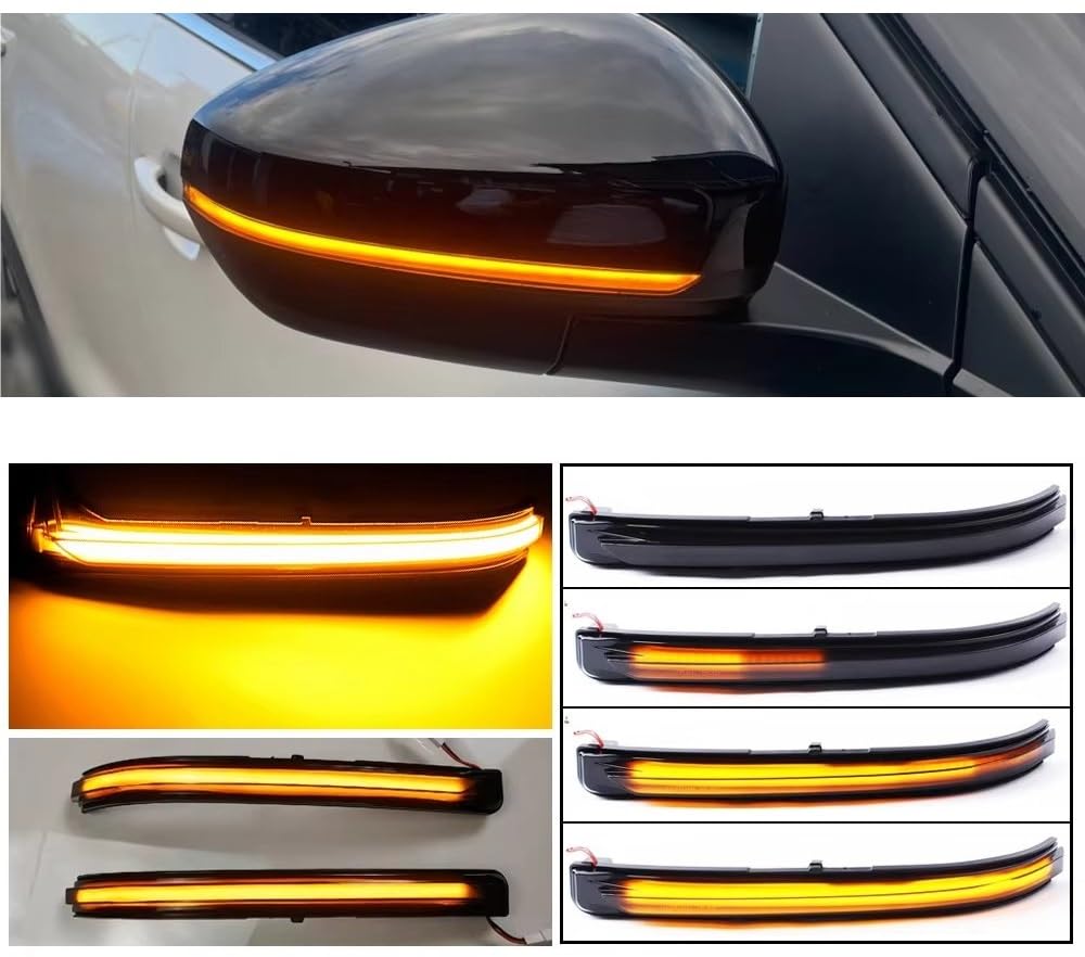 Lusterko wsteczne LED dynamiczne kierunkowskazy do Citroen C5 Aircross 2017-2021