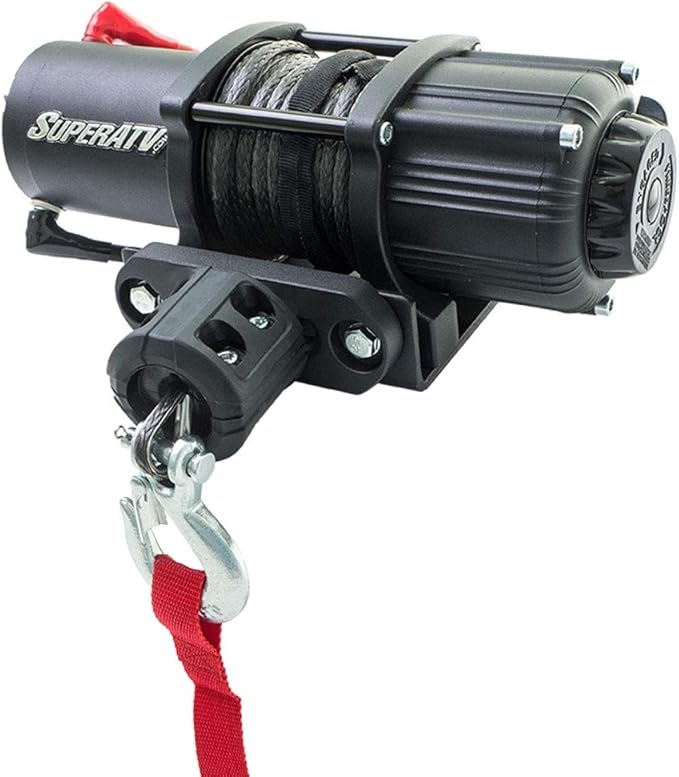 SuperATV Black Ops 3500 lb Winch para Polaris RZR XP 1000 miniatura 4