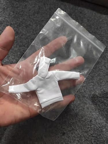 Miniatura 5 de Sudadera con capucha y pantalones vaqueros a escala 112 para cuerpo de 6 pulgadas (sin figura)