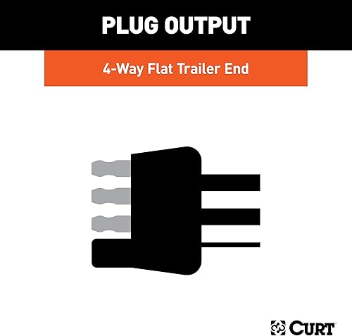 Miniatura 5 de CURT 58998 Arnés de cableado personalizado para vehículo remolcado para remolque de bote, se adapta a Jeep Grand Cherokee, L