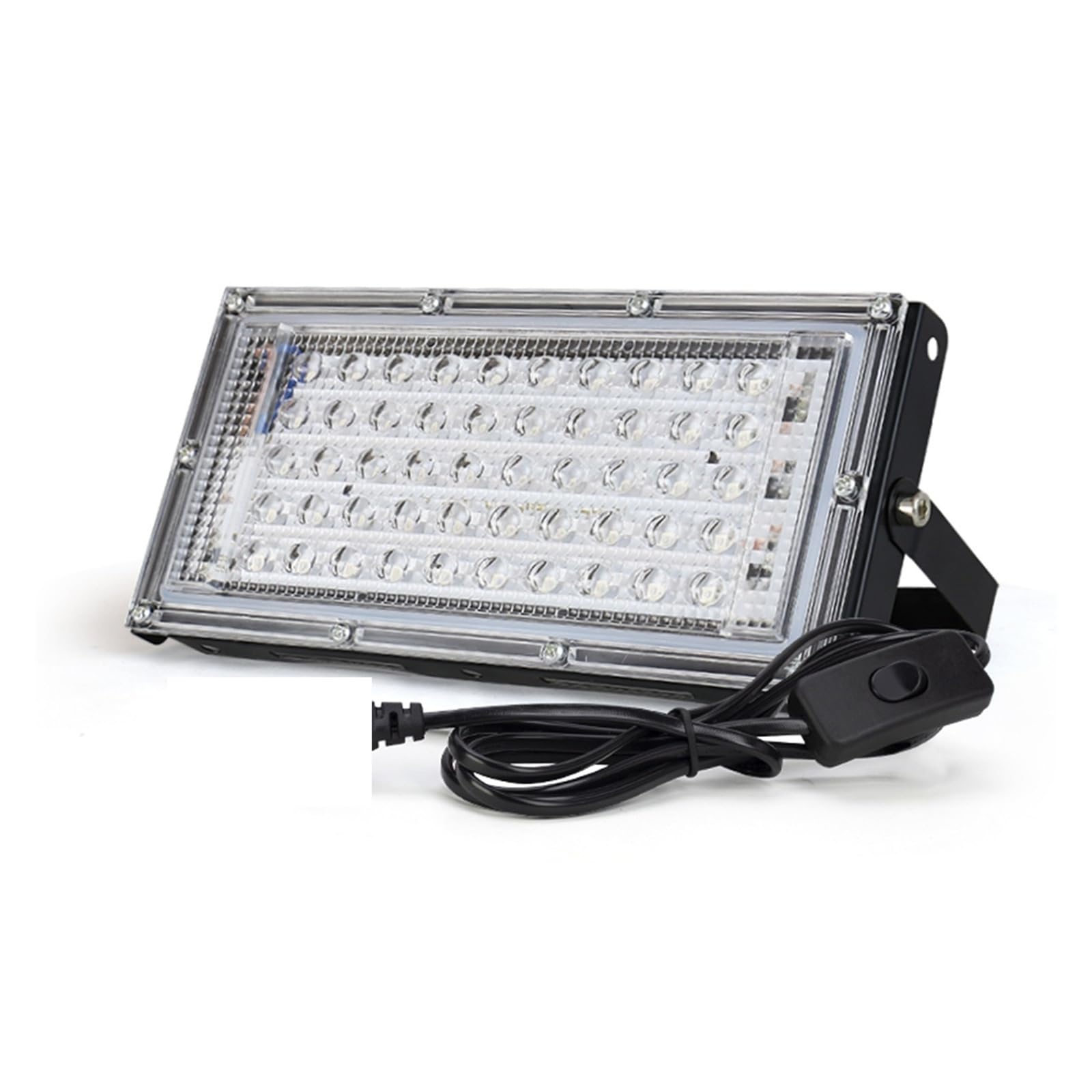 Led UV Curing Floodlight 50w 100w 395nm Prosite Stage Halloween, Body Paint Ultraviolet Light DIY Curing(50W TYPE2)