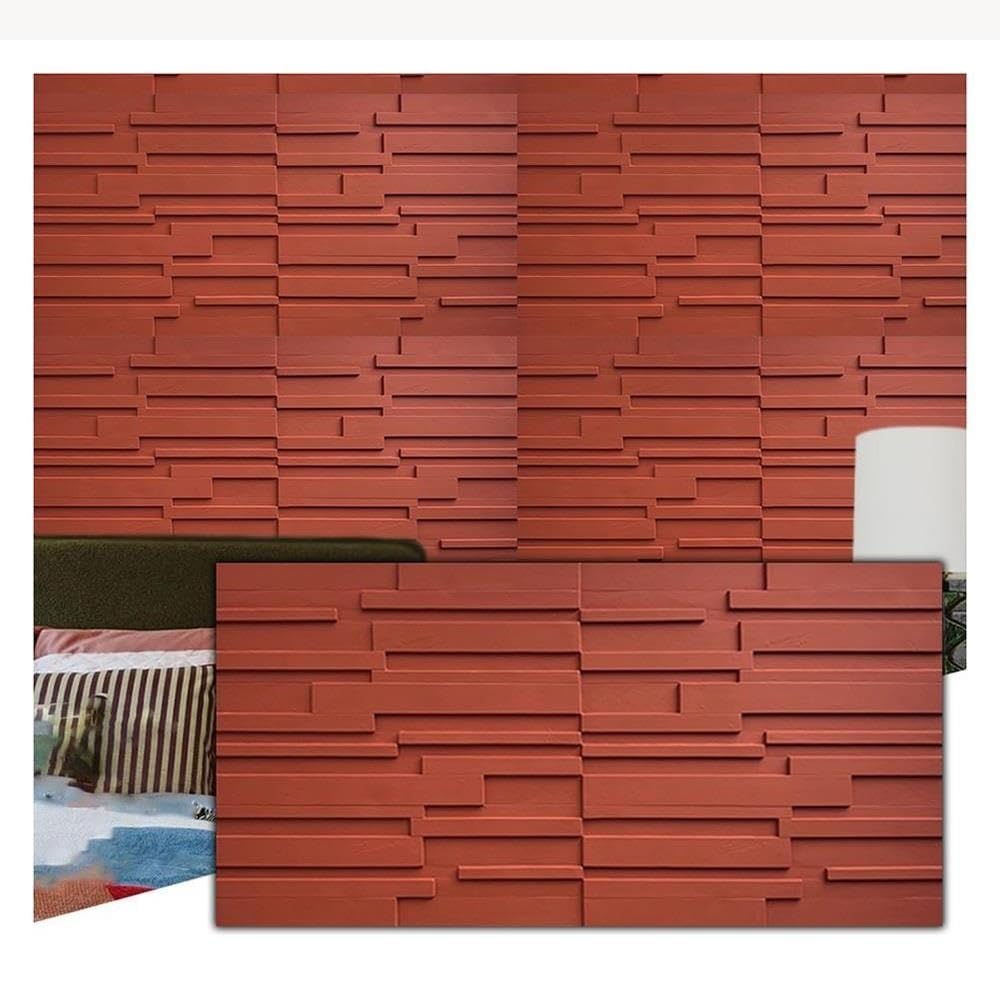 Pannelli murali 3D effetto pietra per interni, Rivestimento murale leggero