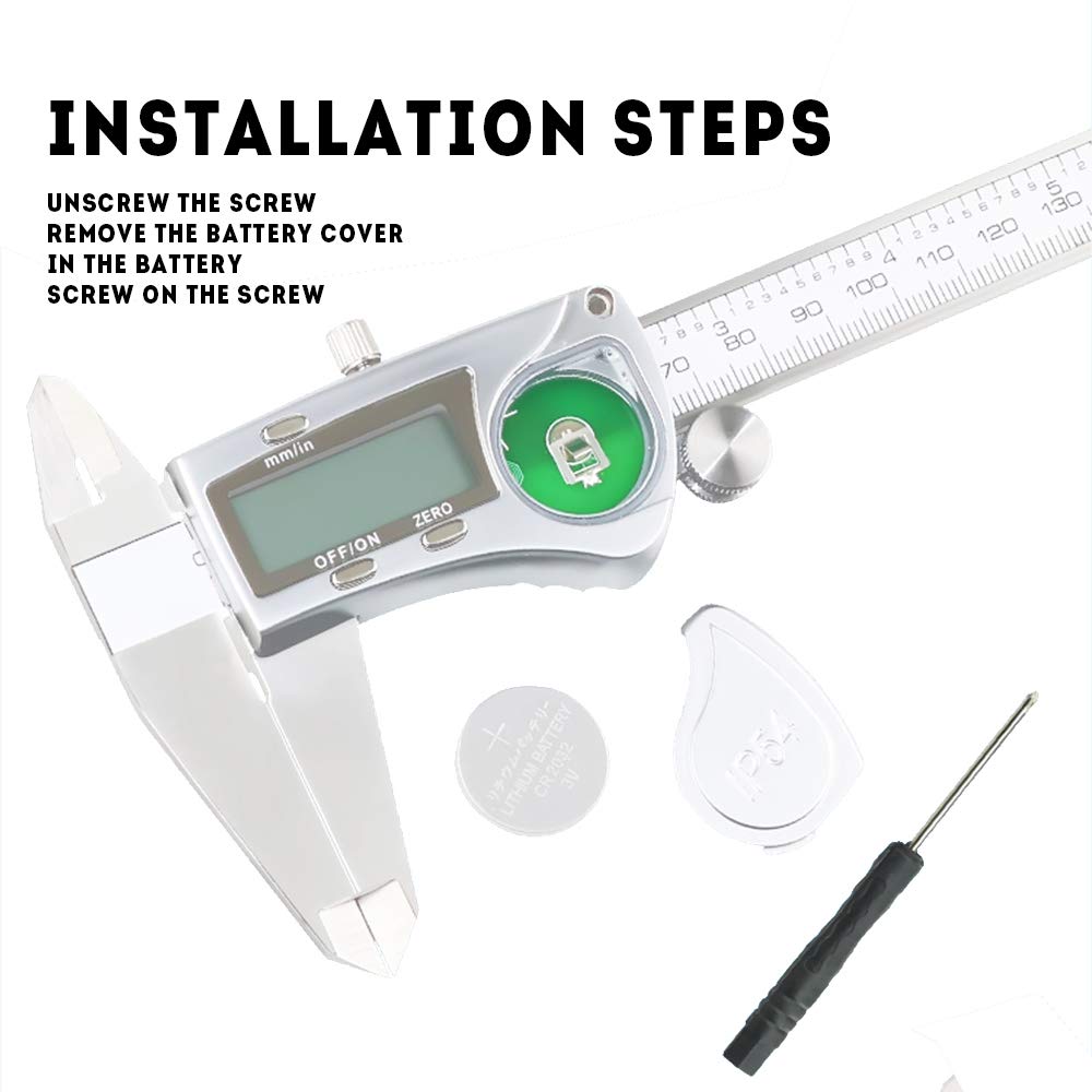 Oudtinz ABSOLUTE ORIGIN - Calibro elettronico digitale, protezione IP54, estrema precisione, 6"