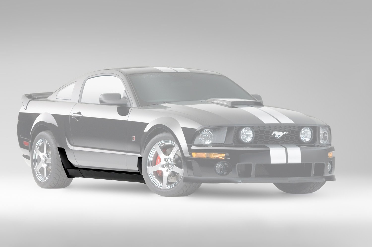 Amazon.com: ROUSH 401337 2005-2009 Mustang Unpainted Side