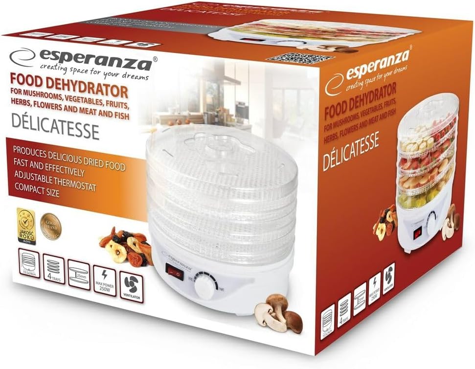 Esperanza EKD003 Food Dehydrator packaging box