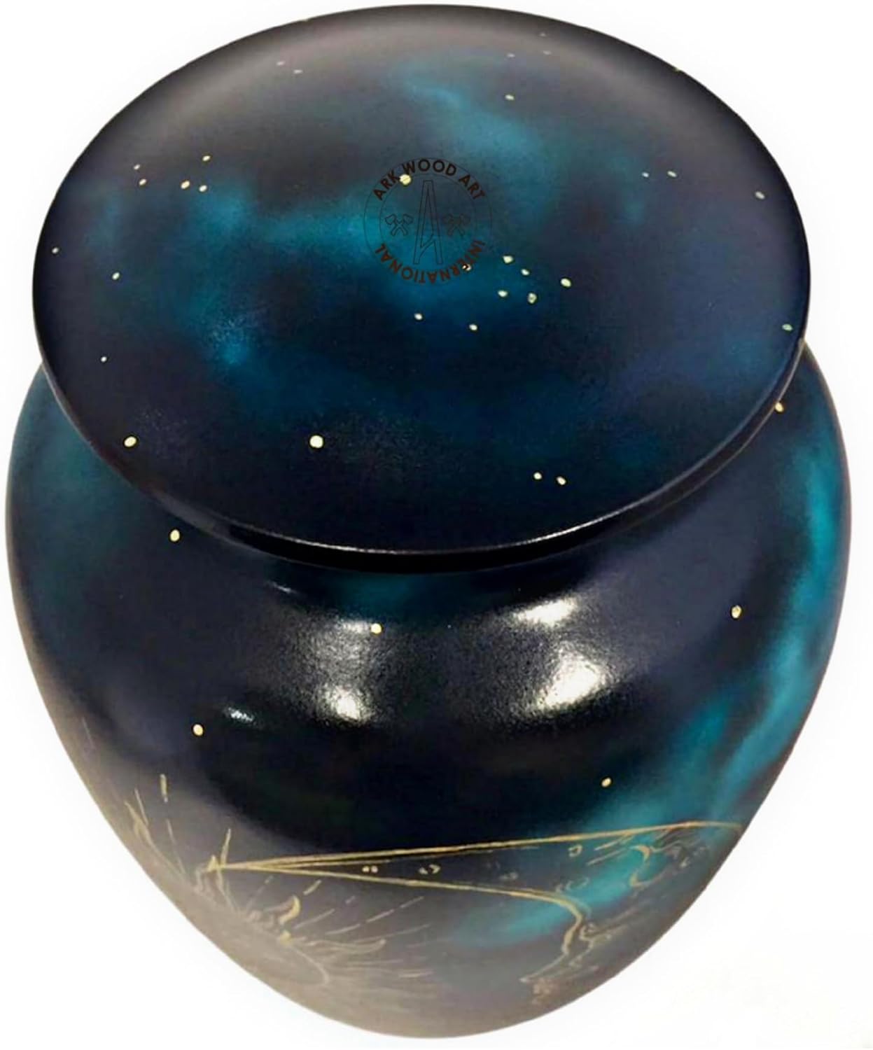 Sun & Moon Night Urn - Humans & Burial Urns for Ashes -(Adult) Vintage and NEW Addition Urn for Adult or Pet Dog Ashes Cremains Memorial