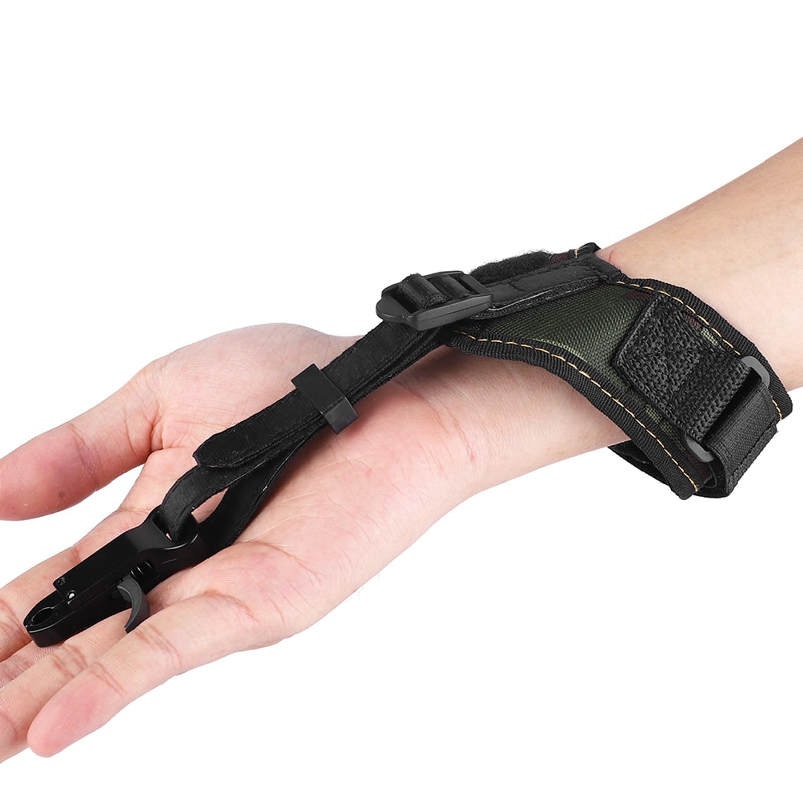 Yosoo Health Gear Trigger per Il Rilascio del Tiro con L', Frecce per la Caccia al Tiro per Impieghi Gravosi Forza, Accessori per L' Articoli e Forniture Sportive Ausili Cinturino