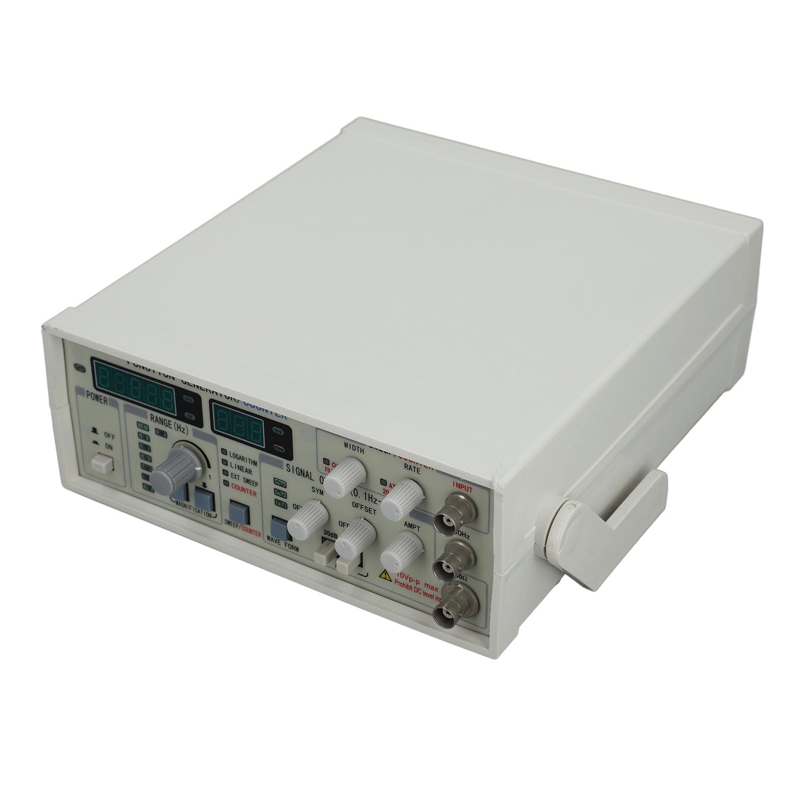 Fafeicy Generador de Funciones de 60 MHz, con Señal de Salida Sinusoidal, Triangular y Cuadrada, Contador DDS de 15 MHz para Investigación Científica, Educación, Pruebas de Ingeniería