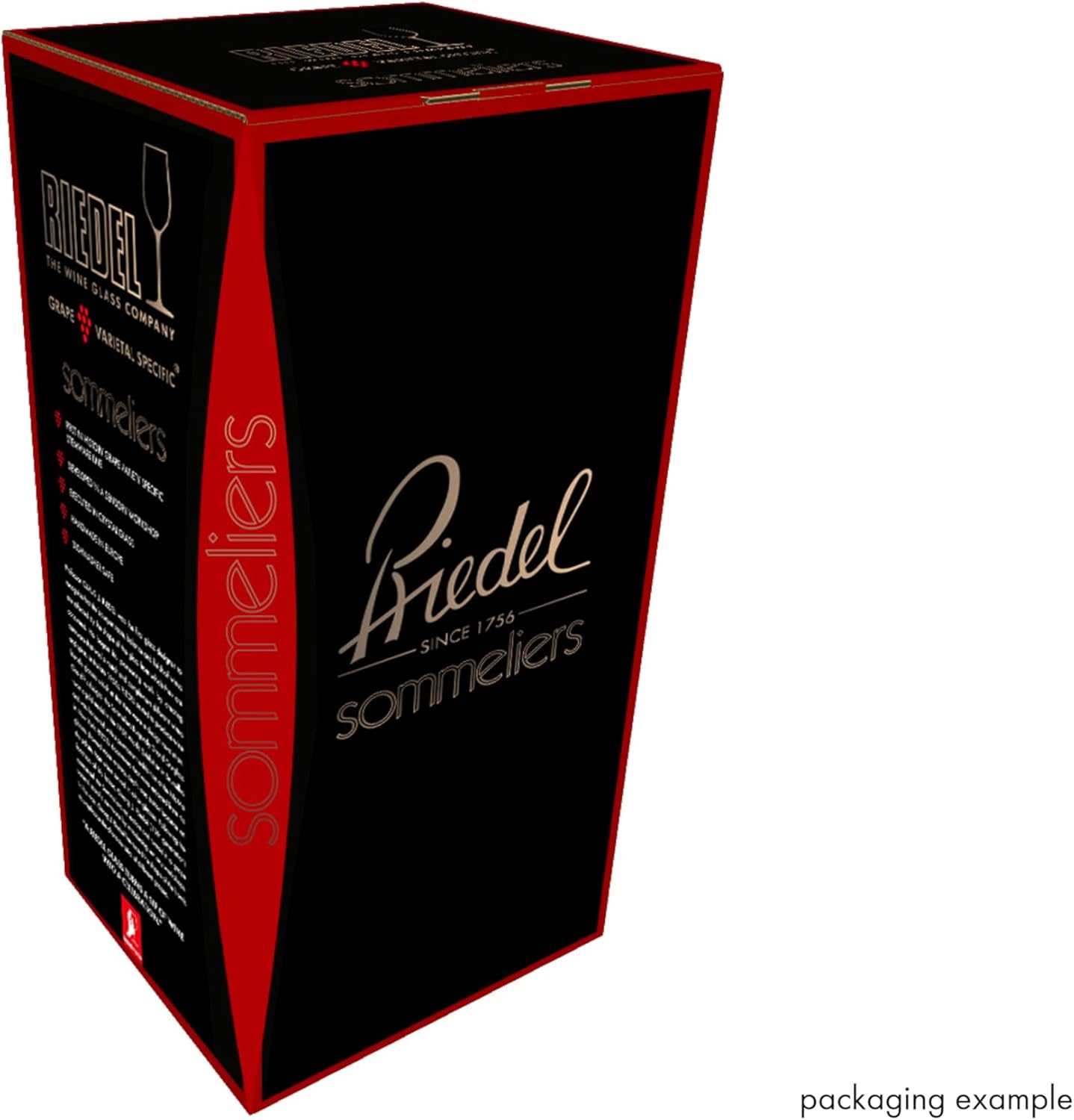Riedel Sommeliers Black Tie Hermitage/Syrah Glass, Packed in a Gift Tube