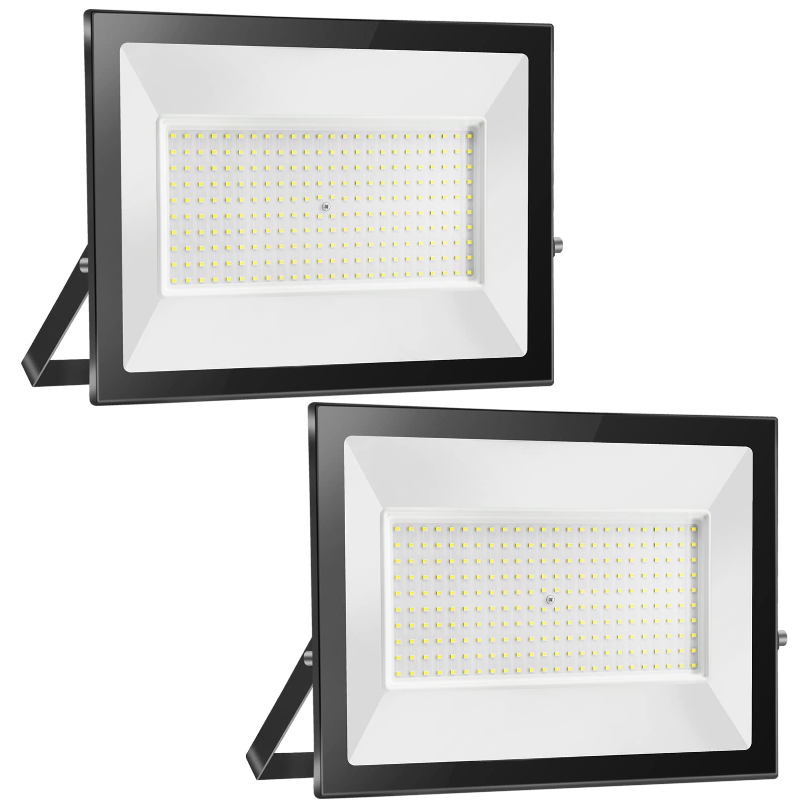 Projecteur LED Extérieur 600W 60000LM – IP66 Étanche, 6000K Blanc Froid, Sécurité Jardin & Cour