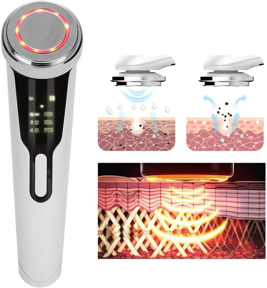 Professional Handhold Face Ems Face Massager Face Photon Therapy Light For Face Skin Care Tools Rejuvenation Device For Face : Beauty & Personal Care