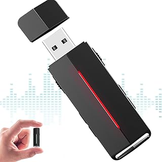 Digital Voice Recorder, 64GB Mini Small Recording Device with Save 750 Hrs Recording Capacity,USB Digital Audio Recorder Perfect Capture Every Word for Lecture Interview Meeting Class etc