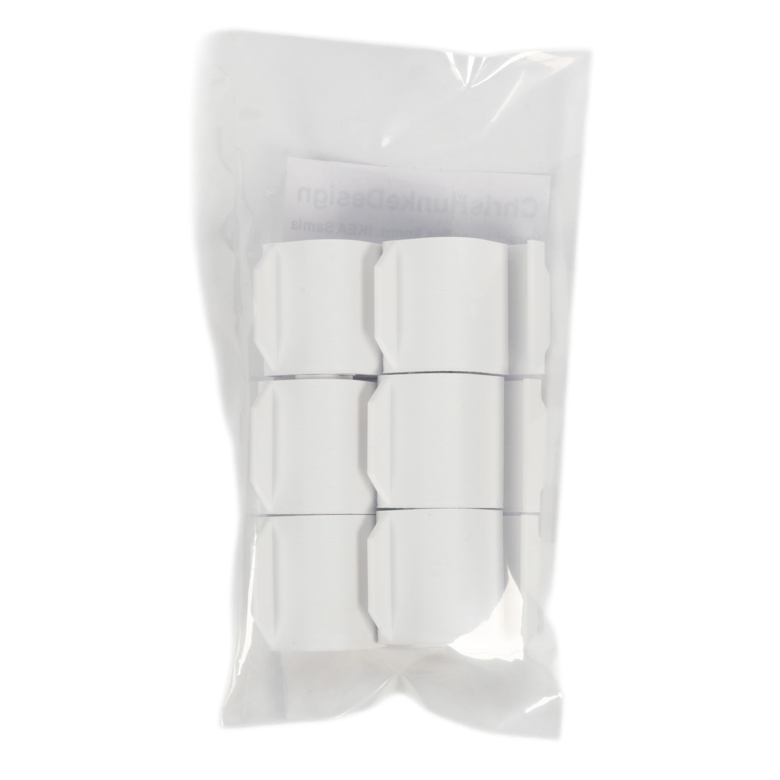 Clip di chiusura per scatole IKEA Samla, compatibili con IKEA Samla | 12 pz. | per 45L, 65L | con naso per aprire facilmente | impilabili | bianco