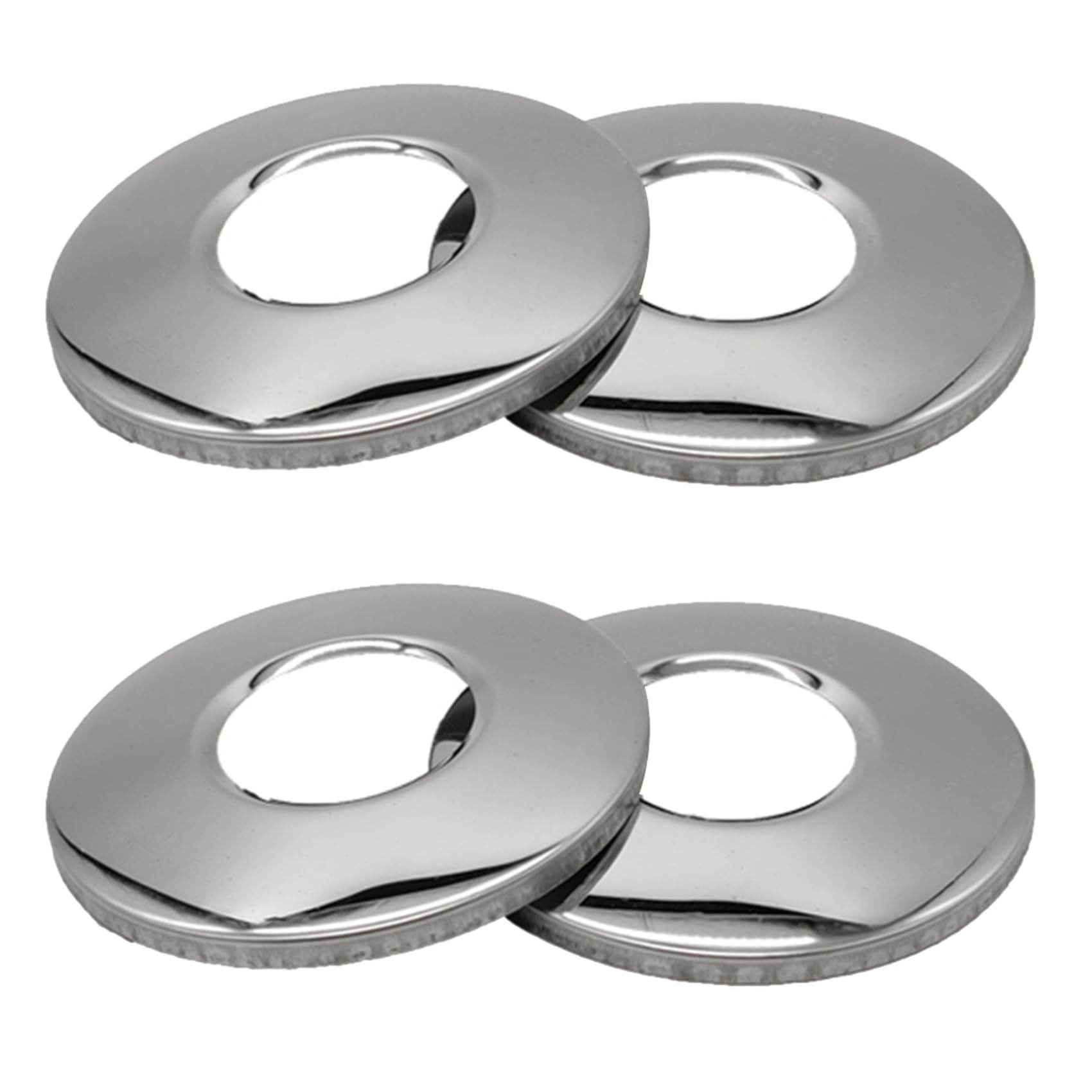 Jnchdghwa Silver 4Pack Pool Ladder Escutcheon,Stainless Steel Escutcheons Plates For Pool Handrail,Pool Handrail Covers For Inground Pool