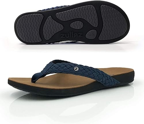 Footlogics Zullaz Xanthe - Sandalias ortopédicas elegantes y elegantes con soporte de arco biomecánico disponible en Yaxa Colombia