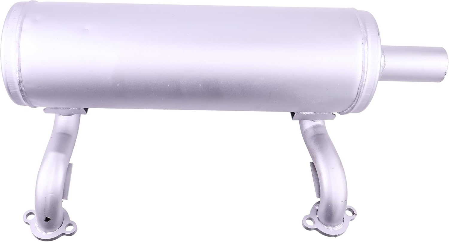 DVPARTS Horizontal Low Mount Muffler 49070-0879 Compatible with Kawasaki 751V 801V 850V 852cc