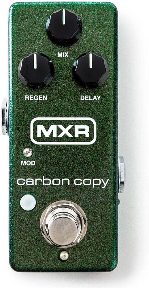 ギター MXR M299M carbon copy mini MXR Pedal de efeitos de atraso analógico Carbon Copy (M299